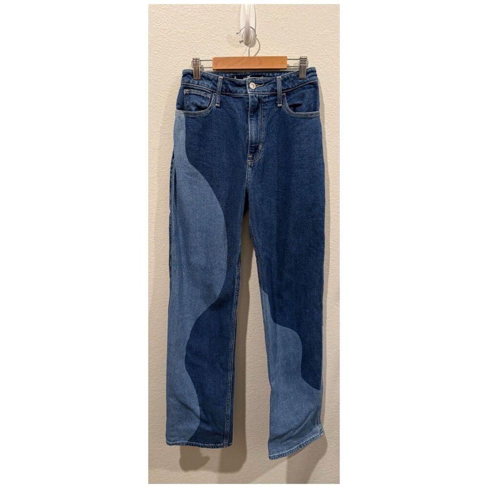 HOLLISTER Ultra High-Rise Wavy Pattern Dad Jeans